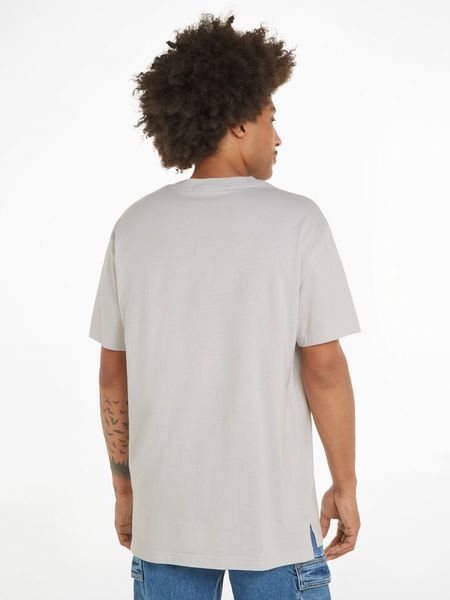 Calvin Klein Jeans Casual long cotton T-shirt - gray (PC8)