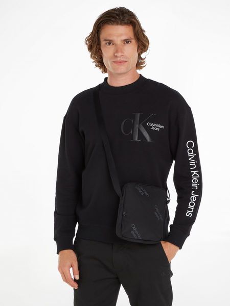 Calvin Klein Reporter-Bag mit Logo - schwarz (01R)