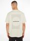 Calvin Klein Jeans Lässiges T-Shirt Mit Logo Auf Dem Rücken - weiß (CGA)