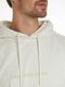 Calvin Klein Jeans Hoodie with logo and terry back - white (CGA)