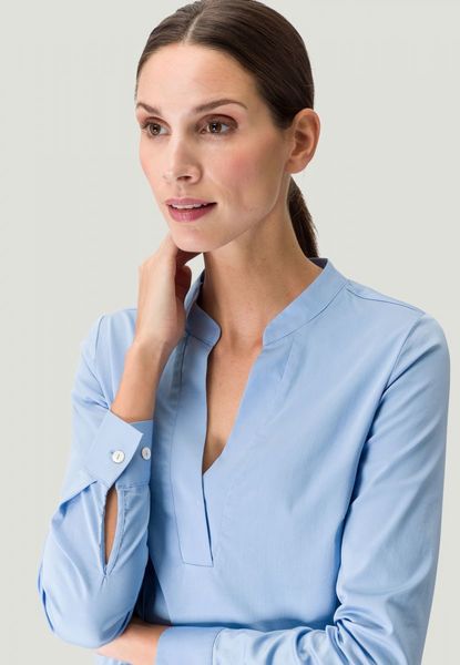 Zero Business-look blouse - blue (8153)