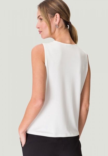 Zero Blouse top with pleats - white (1014)