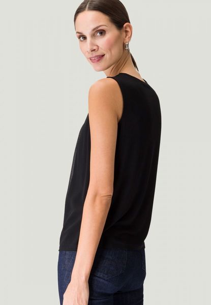 Zero Haut de blouse à plis - noir (9105)