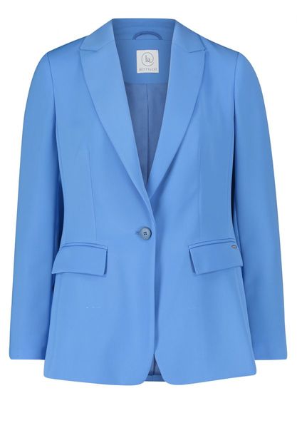 Betty & Co Long blazer - blue (8106)