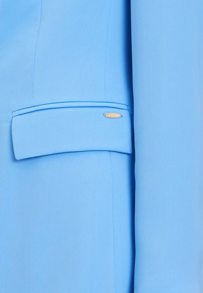 Betty & Co Long blazer - blue (8106)