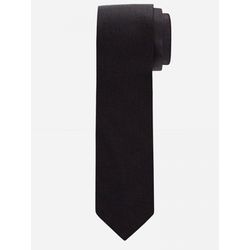 Olymp Cravate slim 6,5cm - noir/brun (28)
