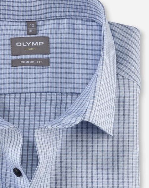 Olymp Comfort Fit: Businesshemd - blau (11)