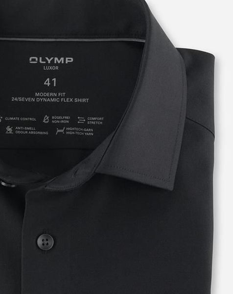 Olymp Modern Fit : Businesshemd - schwarz (68)