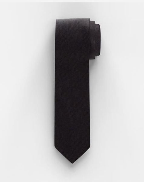 Olymp Tie Slim 6,5cm - black/brown (28)