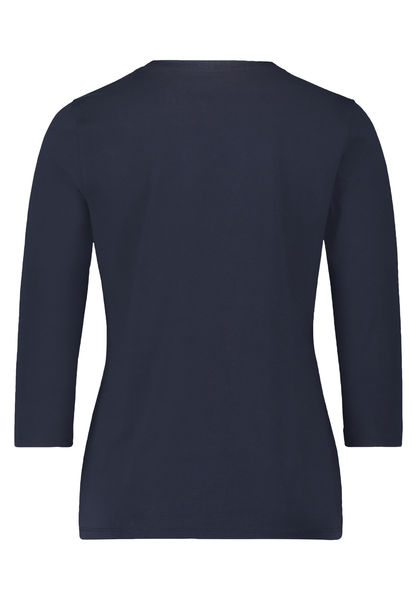 So Cosy Kurzes Shirt mit 3/4-Ärmeln - blau (8911)