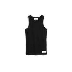 Armedangels Slim fit rib top - Kanitaa - black (105)