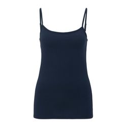 s.Oliver Red Label Top en coton stretch - bleu (5884)