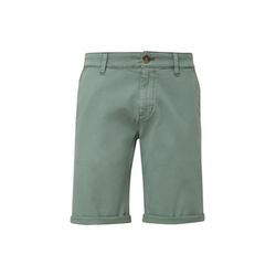 Q/S designed by Bermuda shorts in stretch cotton - green (7238)
