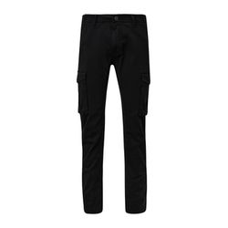 Q/S designed by Slim: Cargo style trousers - black (9999)
