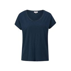 s.Oliver Red Label T-Shirt aus Viskosemix - blau (5884)