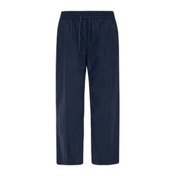 s.Oliver Red Label Pantalon en coton avec cordon de serrage - bleu (5884)