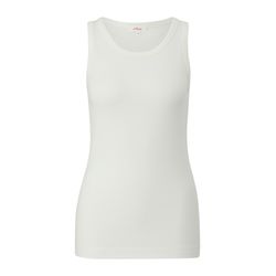 s.Oliver Red Label Tank top with a ribbed structure - white (0210)