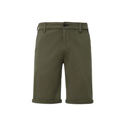 Q/S designed by Bermuda shorts in stretch cotton - green (7929)