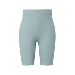 Q/S designed by Super skinny: leggings with a ribbed structure  - blue (6103)