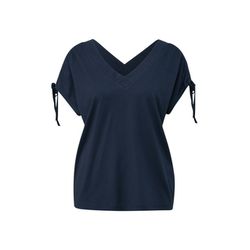 s.Oliver Red Label Ärmelloses T-Shirt mit Bindedetails - blau (5884)
