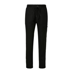 s.Oliver Red Label Relaxed: trousers made from a linen mix - black (9999)