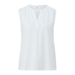 s.Oliver Red Label Sleeveless jersey shirt - white (0100)