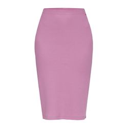 Q/S designed by Midi skirt with ribbed structure  - purple (4721)