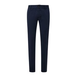 Q/S designed by Slim leg twill trousers - blue (5884)