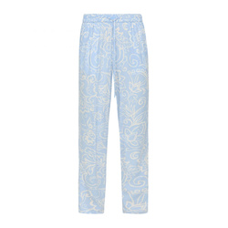 s.Oliver Red Label Viscose jogging trousers with an all-over print - blue (53A0)