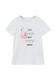 s.Oliver Red Label T-shirt with front print - white (0100)