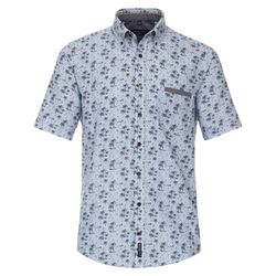 Casamoda Shirt with palm trees - blue (100)