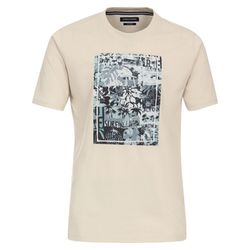 Casamoda T-shirt with front print - beige (012)