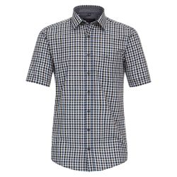 Casamoda Casual shirt with checks - blue (100)