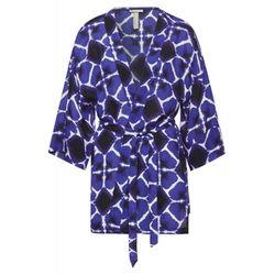 Street One Bluse im Kimono Style - blau (35817)