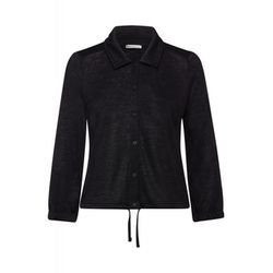 Street One Linen look short jacket - black (10001)