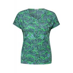 Cecil Burn Out Print T-Shirt - green (35599)