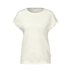Cecil Struktur T-Shirt - weiß (13474)