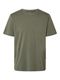 Selected Homme T-shirt en coton flammé - vert (178191011)