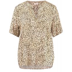 Gerry Weber Collection Blouse with animal print - beige/white (09019)