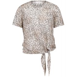 Gerry Weber Collection T-Shirt mit Knotendetail  - braun/beige (09019)