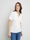 Gerry Weber Edition Cotton polo shirt - beige/white (99700)