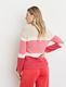 Gerry Weber Edition Knitted sweater with color blocking - pink (03092)