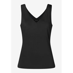 More & More Jersey top with V-neck  - black (0790)