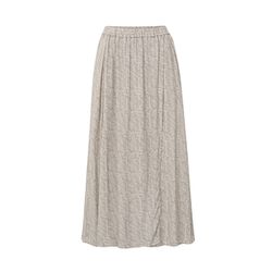 Yaya Long trapeze skirt - gray/beige (445001)