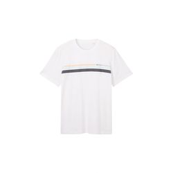 Tom Tailor Denim T-shirt avec imprimé - blanc (20000)