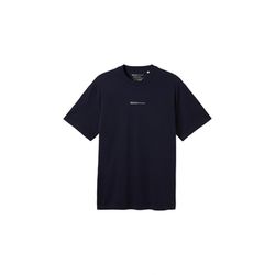 Tom Tailor Denim T-Shirt mit Bio-Baumwolle - blau (11075)