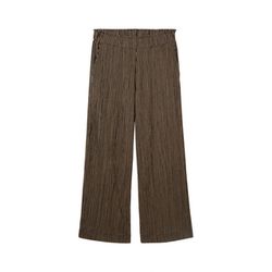 Tom Tailor Denim Flowing culotte trousers - black/brown (35365)
