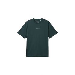 Tom Tailor Denim T-shirt en coton biologique - vert (10362)