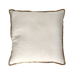 Pomax Cushion (45x45cm) - white/brown (CAM)