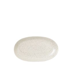 Broste Copenhagen Oval plate - beige (cream)